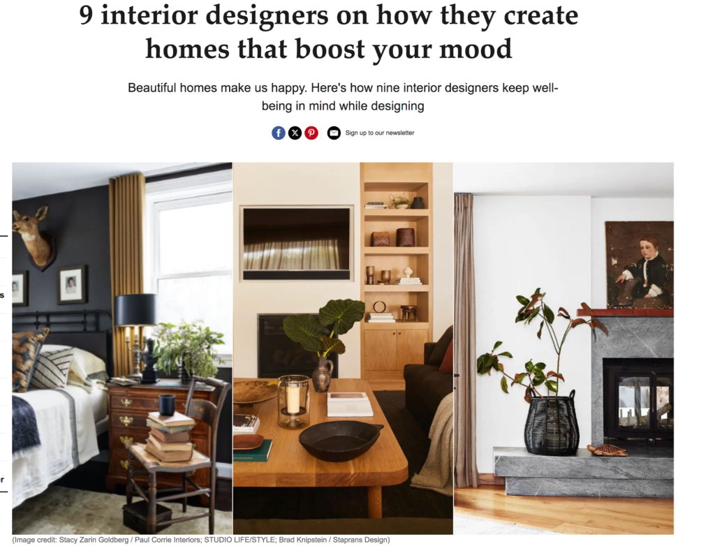Home and Gardens Interior design article